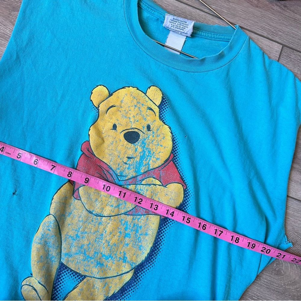 Vintage Winnie the Pooh distressed muscle tee - Picture 4 of 5